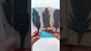 How I make my foam stamps #stamping #gelpress #gelprinting #monoprint