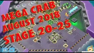 BOOM BEACH, MEGA CRAB, AUGUST 2018, STAGE 20-25