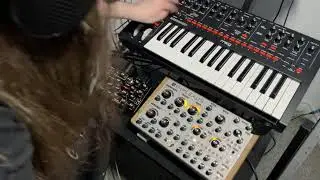 Moog Messenger - Majella IMplexus, Erica Synths Steampipe, Body Synths Metal Fetishist textures
