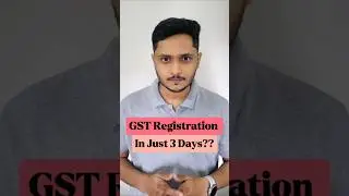 GST Registration in Just 3 Days | New Scheme Explained | Aditya Sharma