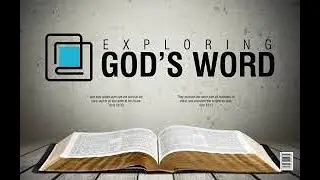 Rev. Tommy Vaught. Teaching Exploring God's Word Lesson 1 Charts 1&2