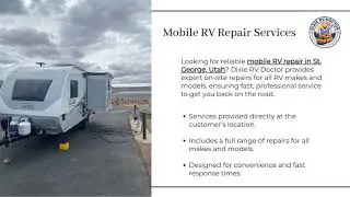 Fast and Professional RV Repair in St. George, Utah