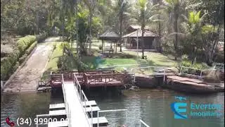OPORTUNIDADE! Rancho mobiliado com 3.083m&sup2; a 45km de Uberl&acirc;ndia - RA00110