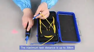 How to use Fiber Optic Visual Fault Locator ORIENTEK T11P Pen Shape Visual Fault Locator