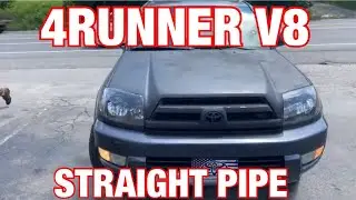 2003 Toyota 4Runner V8 EXHAUST w/ STRAIGHT PIPES!