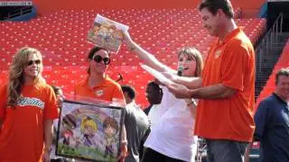 Haley Moss with Dan Marino at WalkAbout Autism 2012
