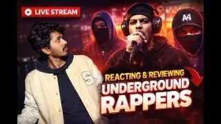 LIVE stream emiway  divine ikka  Reacting to RAW Underground Rappers | Desi Hip Hop Reality 🔥🎤
