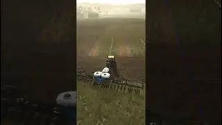 Canola Planting time lapse survival challenge #farmingsimulator25 #fs25 #shorts