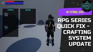 Unreal Engine Tutorial RPG Series Quick Fix - Crafting Update #unrealengine #ue4 #ue5