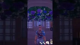 Making flower ceilings in Palia. #palia  #fyp  #cozygaming