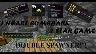 1 HEART COMEBACK AND NOTCH APPLE? -- 7 STAR GAME Hypixel UHC Highlights