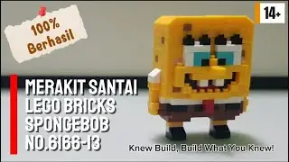 Merakit Santai Lego Bricks Spongebob No. 6166-13