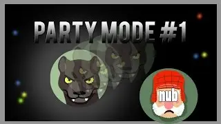 Agar.io - Party Mode #1 // Doublesplit // Tricksplitting nubs w/ Elision & Sneak