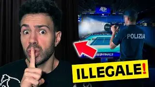 NOTTE CHIUSO dentro lo STADIO ! (durante le ATP Finals)