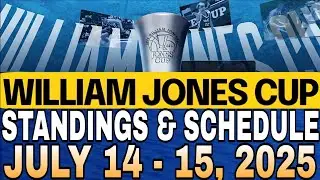 🔴 WILLIAM JONES CUP | STANDINGS & SCHEDULE | JULY 14 - 15, 2025 | MEN'S