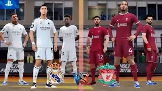 FIFA VOLTA - MESSI, RONALDO, SALAH, MBAPPE, BENZEMA, VAN DIJK ALL STARS | REAL MADRID vs LIVERPOOL..