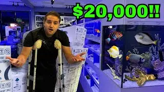РАСПАКОВКА СУПЕР ДОРОГОЙ РЫБЫ!!! (НА КОСТЫЛЯХ)