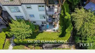 Ground Level Corner Unit with MASSIVE PATIO at Tides in Klahanie | 107 300 Klahanie Drive Port Moody