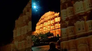 hawa mahal, night view, Jaipur, pink city🌃🌃