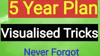 5 Year Plan - Tricks to Remember-| Tamil/English| Visualised Tricks