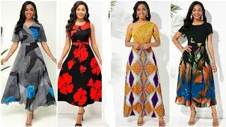 Gorgeous And Beautiful Stylish Printed Long Maxi Dresses Collection