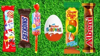 Satisfying Video ASMR Lollipops Chocolate and Candy Gummy Candy Unboxing Video Most Popular Candy.