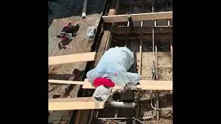 Framing flat roof deck due to dry rot wood work