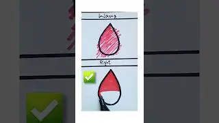 Coloring tips💧🍎|#art #beginners #easy #drawing #simple #shorts #unique #youtube #rightandwrong #2026