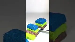 #ASMR Satisfying and Relaxing Crunchy Drop and Squish Kinetic Sand Part 79  #shorts