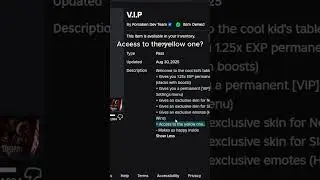 Forsaken VIP (The Yellow One?)