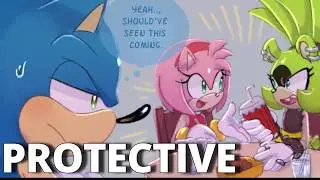 Sonic's Overprotective of Amy!