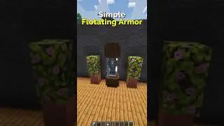 How to Make a Floating Armor in Minecraft &ndash; Easy Design | CupSapling #minecraft #shorts #easy
