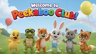 Meet the CRAZY Animal Family of Peekaboo Club!