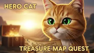 &ldquo;Hero Cat & The Lost Treasure Map &mdash; A Realistic Adventure Story&rdquo;