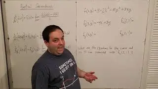 Multivariable Calculus -- Partial Derivatives