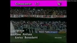 1991-92 (31^ - 03-05-1992) Genoa-INTER 1-2 [Caricola,Pizzi(R),Klinsmann] DomenicaSprint Rai2