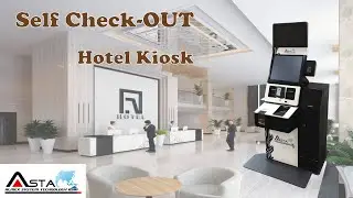 How to use Self Check-IN & OUT Kiosk for HOTEL (eng) : Check-OUT