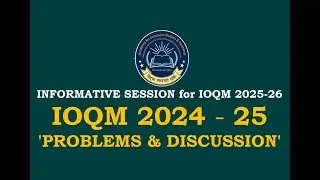 IOQM 2024-25 FULL PAPER DISCUSSION #school #maths #education #ioqm #rmo #jee #viralvideo #upsc #imo