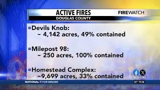 Progress being made in wildfire containment as fire season continues