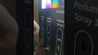 Perfume Vending Machine -5 sections #vendingmachine #keywords .