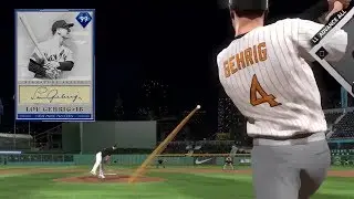 SWEET SWINGING LOU GEHRIG REVIEW! 99 OVERALL 1ST BASEMEN THE BEST IN THE GAME - MLB THE SHOW 19