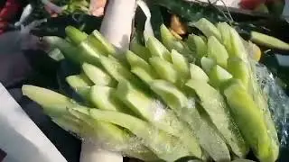 HEALTHY FRESH SALAD | Cutting Skills & Selling Salad! PAKISTANI STREET FOOD