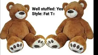 Maska Teddy bears || well-stuffed Fat Teddy bears || stuffed animal toy gift for girls