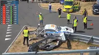OLIE PETERSEN HUGE HARD CRASH - 2023 Denmark SuperGt at Djursland