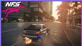 NFS heat - Palm city race| Mitsubishi lancer Evo