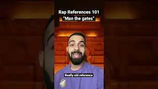 &ldquo;MAN THE GATES&rdquo; ka matlab🧐 ENGLISH Rap References for rappers #shorts #rap #hiphop #dhh #indianrap