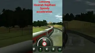 Loooong Howrah Rajdhani speedy acceleration plsLike,Share and SUBSCRIBE #indiantrainsimulator#train
