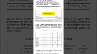 My Ibps Clerk mains scorecard 2025 🎊🥳🥳 #bankingexams #ibpsclerk