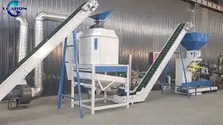 Display of small capacity feed pellet production line