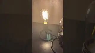 Industrial Table Lamps for Bedroom Set of 2, E26 Edison Desk Lamp Base Holder (Without Bulbs)